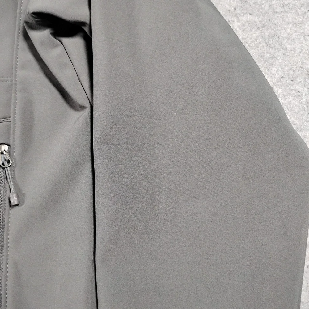 The North Face Apex Barrier Jacket Men's Medium Gray Windwall Softshell NF0A3LGT